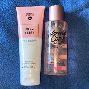 NEW! PINK Body Lotion and Scent Shimmer Mist